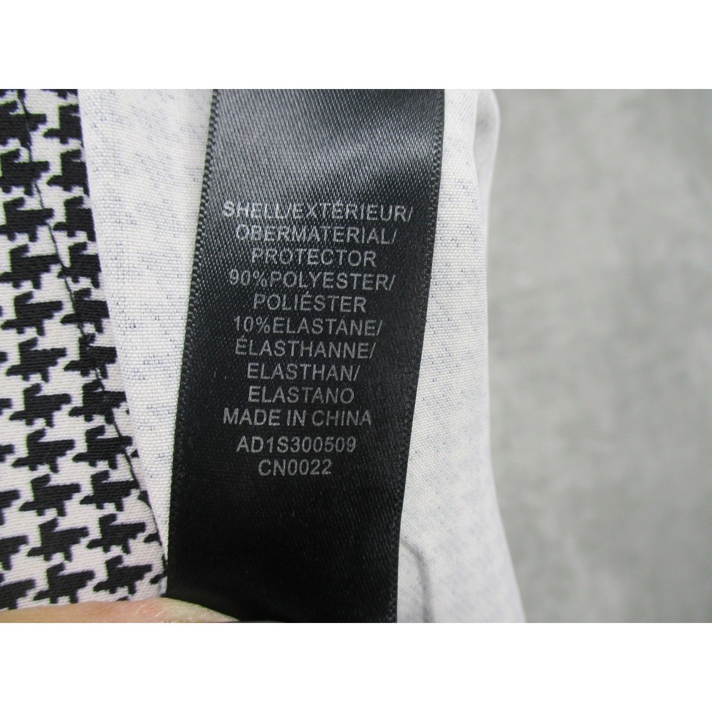 Adrianna Papell Pants Womens 8 Houndstooth Office Career Preppy Academia Knit - Picture 8 of 10